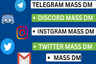 promote nft crypto member, channel join, group, dm mass, server