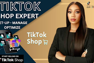 setup and connect your tiktok shop with ecommerce store, shopify marketing sales