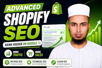 do advance shopify SEO and on page optimization