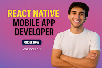 design and develop android and ios mobile application on flutter or react native