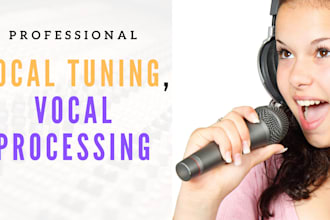 edit, tune, process your vocals