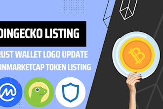 fast track token listing, coin listing, solana token listing on cmc, cg, binance