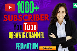 give you 1000 youtube subs fast organically