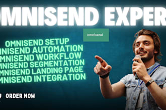 omnisend automation email campaign forms landing pages segmentation integration