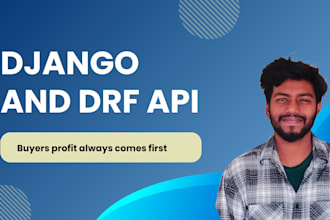 build django and python custom websites with API intregation
