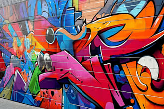 design graffiti murals wall arts