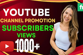 provide 1,000 plus real and engaged youtube subscribers