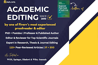 proofread and edit your thesis, dissertation, proposal or academic writing