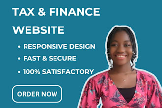 design credit repair, finance, insurance, accounting, investment website