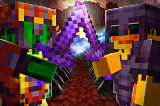 make unstable smp type minecraft thumbnails
