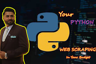 web scraping and automation expert with python, selenium, scrapy solutions