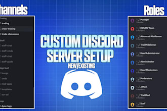 setup a new or existing discord server for cheap