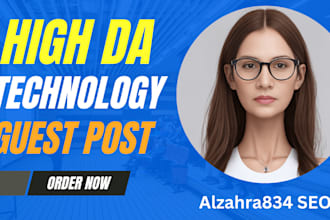 build do follow backlinks via tech guest post, link insertion on high da sites