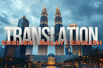 provide fast and reliable english to malay translation