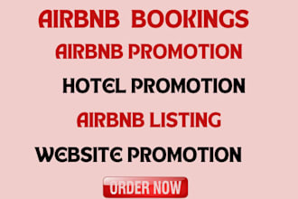 boost airbnb booking, airbnb marketing, airbnb promotion, airbnb listing, vrbo