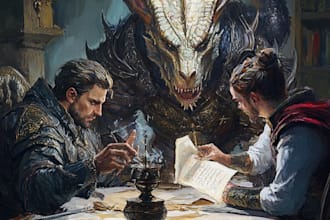 draw dnd art, character fantasy illustration for dnd party