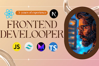 build rebuild custom website develpment as a frontend developer react, nextjs