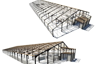 design steel structures of peb steel structures using tekla
