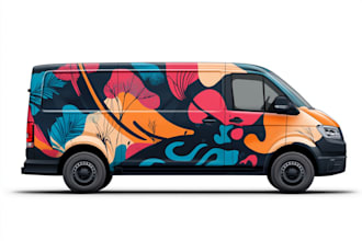 create professional racing car wrap design
