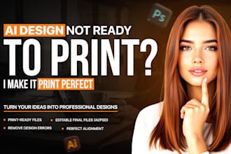 professionally redesign and refine your ai generated designs