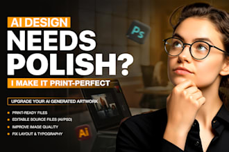 professionally redesign and refine your ai generated designs