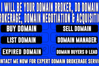 domain brokerage for your business, domain broker, domain agent, domain flipping