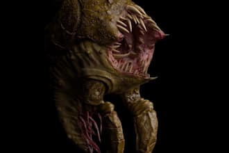 create realistic creature modelling, scuplting and texturing