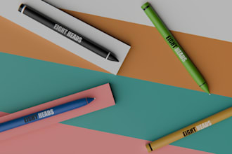 create a 3d product design using blender