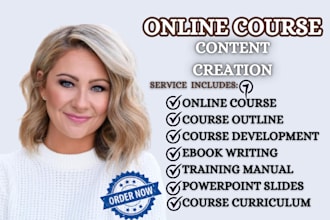 online course creation slideshow ppt maker curriculum workbook design syllabus