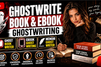 ghostwrite book and ebook ghostwriting as ghost book writer memoir ghostwriter
