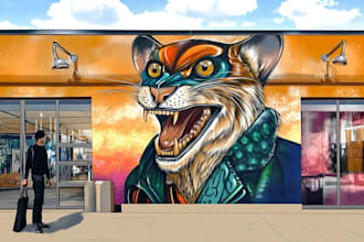 do wall art, pop art, mural, graffiti, doodle