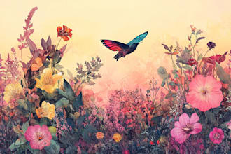 draw any floral, animal or botanical art illustration