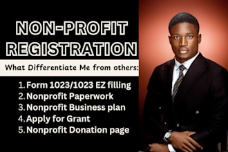 complete your 501c3 nonprofit paperwork, including form 1023 ez, 1023 and 990