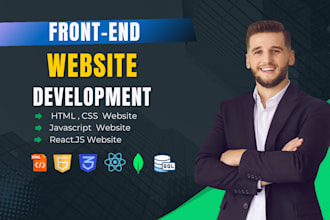 develop custom website with react next and typescript
