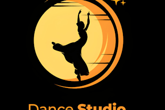 make dance studio or dance school logo design