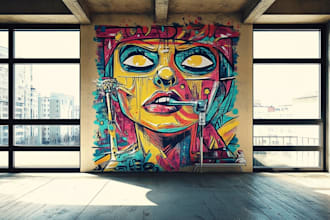 design wall art, murals, doodles, nursery posters