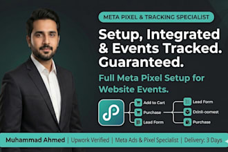 setup meta pixel and track website events for your business