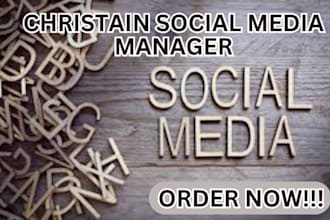 grow your faith based brand as a  social media manager