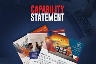 design a professional and effective capability statement, resume, business plan