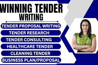 do uk tender for healthcare and cleaning tender, tender writing rfp rfq grants