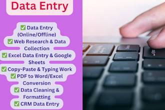 data entry operators excel data split cleaning