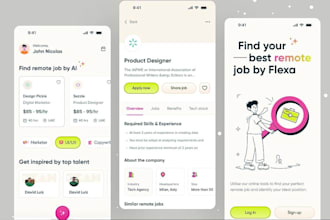 develop freelancing app, employee app, marketplace app, staff appointment  app