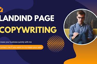 write attention catching landing page copies