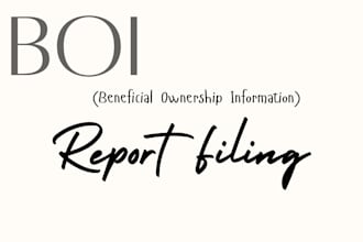 file boi report, beneficial ownership information filing to fincen, US llc boi