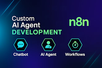 build custom n8n workflows, ai agents and chatbots