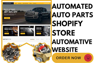 build custom auto part website car part wheel store automotive ecommerce website