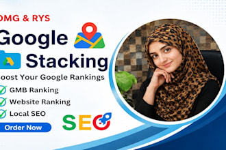create google authority stacking with rys and omg style for local SEO
