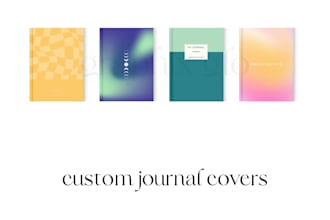design custom journal covers for your books