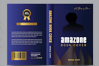 design a professional book cover and amazon KDP book cover
