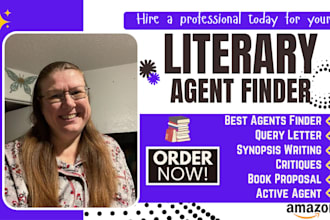 find active literary agent for your movie script, fiction, and children book